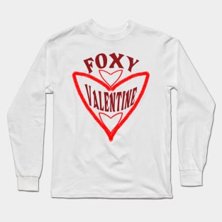 Foxy Valentine Long Sleeve T-Shirt